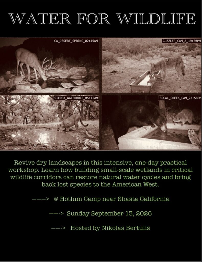 Water Mattes for Wildlife